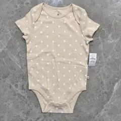 新品★90cm babyGAP ロンパース ブラナンベア ベージュ 半袖