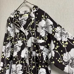未使用　スナイデルホーム　パジャマシャツ　花柄　フラワー　ブラウン　F フリーのサムネイル