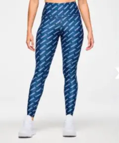 ZUMBA ズンバ　新品　ロゴプリント ネイビー レギンスS