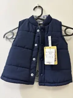 新品 タグつき リバーシブル ベビーベスト 80cm 西松屋