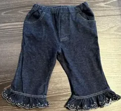 組曲★デニム風カットソーパンツBM 80-90cm