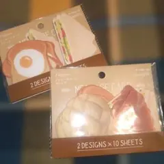 キャンドゥ　メッセージカードブレッド　パン　メモ