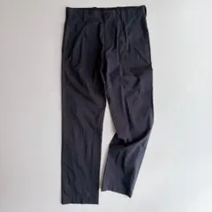 MARGARET HOWELL コットンシルクパンツ スラックス ダークネイビーのサムネイル