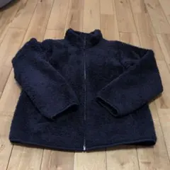【UNIQLO】ネイビー フリースジャケット 140cm