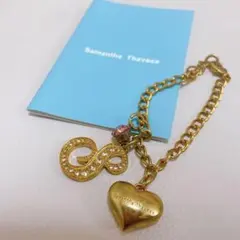 サマンサタバサイニシャルバッグチャームS エス Samantha Thavasa