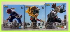 【僕のヒーローアカデミア】 大人気プライズフィギュア　まとめ売り３点セット