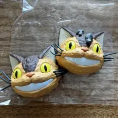 となりのトトロ　ネコバス　フェイスマグネット
