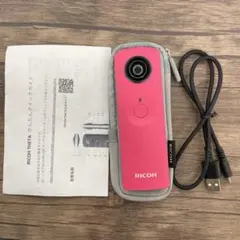 268279RICOH THETA m15 ピンク デジタルカメラ360°全天球 - メルカリ