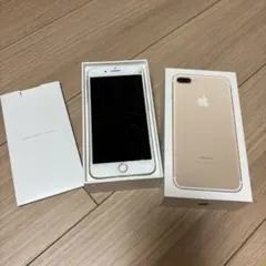 ジャンク品　iPhone 7 Plus ゴールド本体+ EarPods+箱