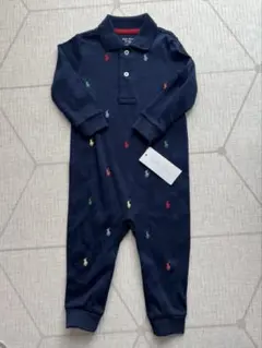 Ralph Lauren ネイビー カバーオール　ロンパース