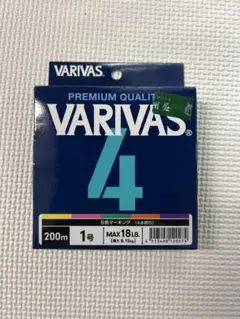 【新品・未使用】VARIVAS 4 PEライン 1号 200m 5色マーキングのサムネイル