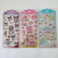 サンリオ　ドロップジェリーシール　３枚セット