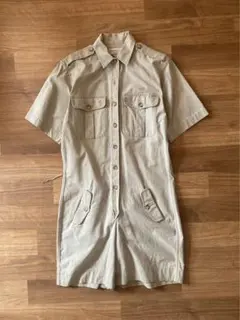 80年代 バナナリパブリック リネン サファリスーツ つなぎ