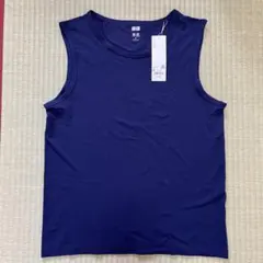 UNIQLO U タンクトップ DRY-EX M ブルー