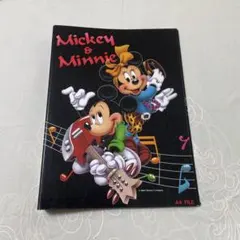 レトロミッキー&ミニー　A4バインダー　Walt Disney Company