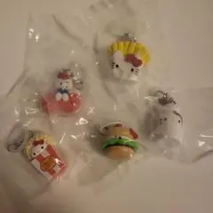 ガチャ ハローキティ アメリカンデザインめじるしアクセサリー 全5種コンプリート
