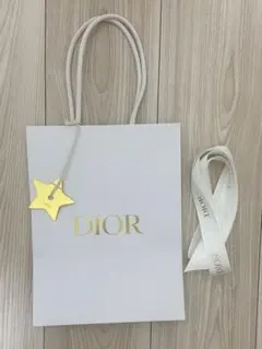 Dior ショッパー チャーム リボン