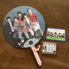 嵐　ミニうちわ　カード　マグネット　3個セット