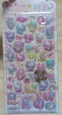 【正規品】サンリオ うるちゅるポップシール　キキララ　キティ