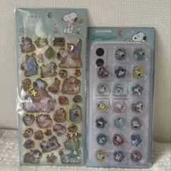 ジュエルステッカー　キラコロおはじきスヌーピー