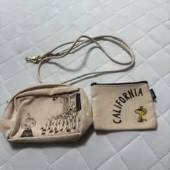 MOOMIN リトルミイ SHIPS ポーチ 2点セット➕ 携帯紐のサムネイル
