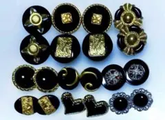 手染めボタン　まとめ売りボタン　ハンドメイド　手芸　ボタン