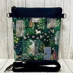 g708 yukiemon シークレットガーデン サコッシュ☆ネイビー