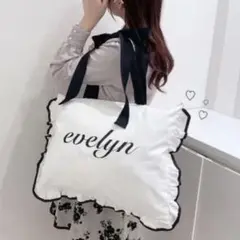 evelyn ハンドルリボン トートバッグ 福袋