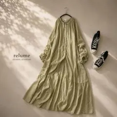 タイムセール❣️BEARDSLEYビアズリー リネンギャザーチュニック 麻100