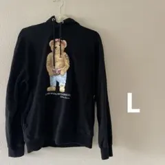 【専用】INTERBREED パーカー ブラック フード付き ポロペア