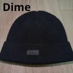 Dime ブラックニット帽 ビーニー スケーター 値下げ交渉可