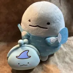 すみっコぐらし　とかげ　ぬいぐるみ　がま口　コインケース