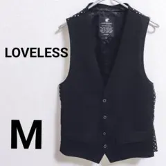 ◆美品◆ LOVELESS ラブレス ジレ ベスト ブラック ドット柄 ボタンM