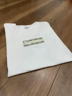 激レア】シュプリーム×バーバリー☆BOXロゴ入り限定コラボTシャツ/3065 