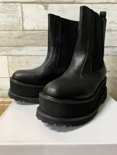 ZARA ボリュームチェルシーブーツ メンズ 45(28.9CM) ブラック - メルカリ