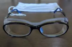 ＪＩＮＳ　花粉カット　メガネ　キッズ　ブルー