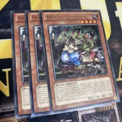 遊戯王 ティオの蟲惑魔 字レア 英語 3枚