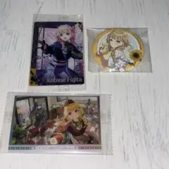 学マス 藤田ことね 缶バッジ カード セット