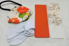 成人式小物セット バッグ・半衿・重衿(伊達衿)・足袋