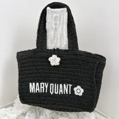LILY BROWN MARY QUANT カゴバッグ トートバッグ BLK