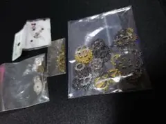 金属ギアと小円形パーツセット スチームパンク系