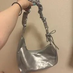 ハンドバッグ 平成ギャル グランジ y2k 海外ギャル シルバー