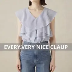 EVERY.VERY NICE CLAUP ノースリーブブラウス　ストライプ