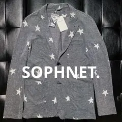 h*o様 【SOPHNET.】定価4.6万円 星柄 インディゴ テーラードジャケのサムネイル
