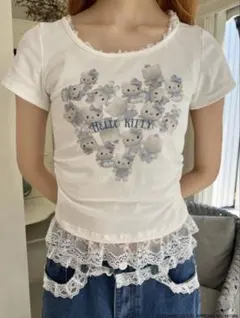 ANGEL【HELLO KITTY】HEART TEE