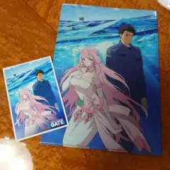 GATE2 自衛隊 彼の海にて、斯く戦えり クリアファイル ＆ ポストカード