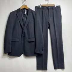 ナノユニバース　セットアップ　黒　M クリーニング済　Carreman生地