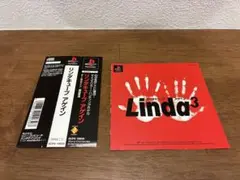 【匿名発送】playstation リンダキューブアゲイン 帯とチラシのみ　PS