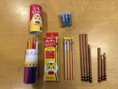 しまじろう　はじめてえんぴつ　色鉛筆　くもん　三角鉛筆　セット