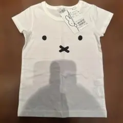 【新品未使用】ビールーム 110 ミッフィーフェイスプリントTシャツ